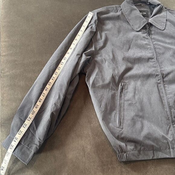 London Fog Men's Iron Gray Lightweight Zip Front Golf Jacket Size L NEW - Picture 15 of 16